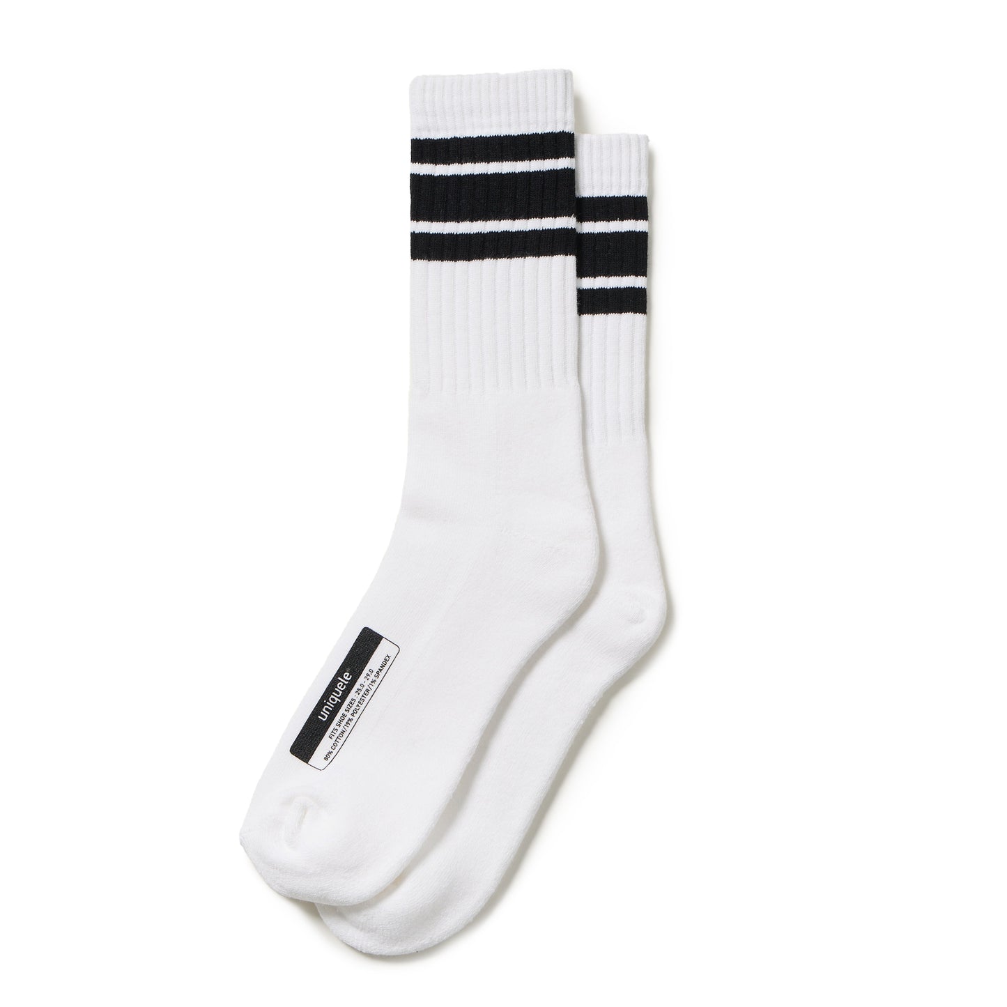 THE SOCKS WHITE/BLACK