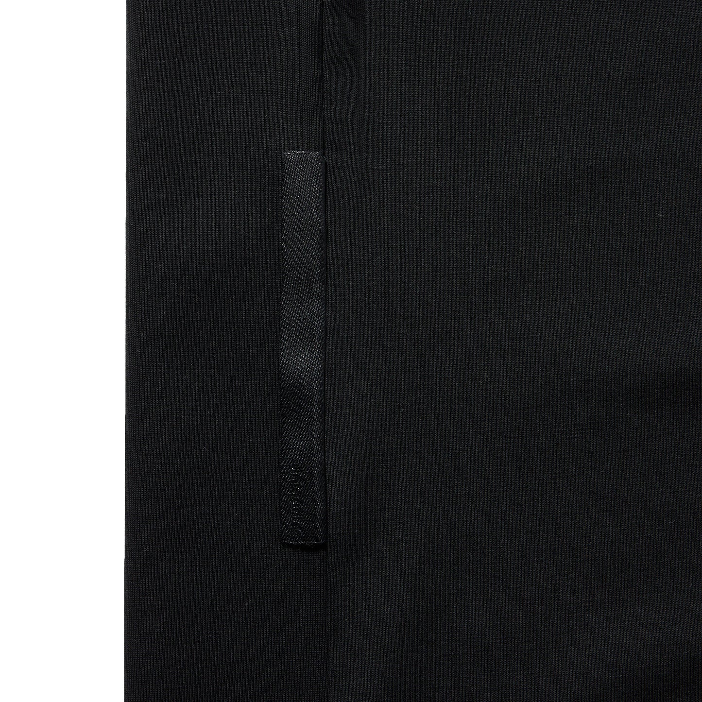 block mock neck t-shirt black WM1001