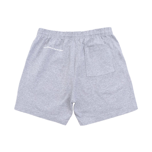HEAVY JERSEY SWEAT SHORT SP2002 ASH GREY / WHITE