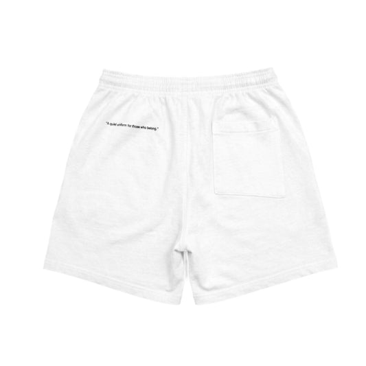 HEAVY JERSEY SWEAT SHORT SP2002 WHITE / BLACK