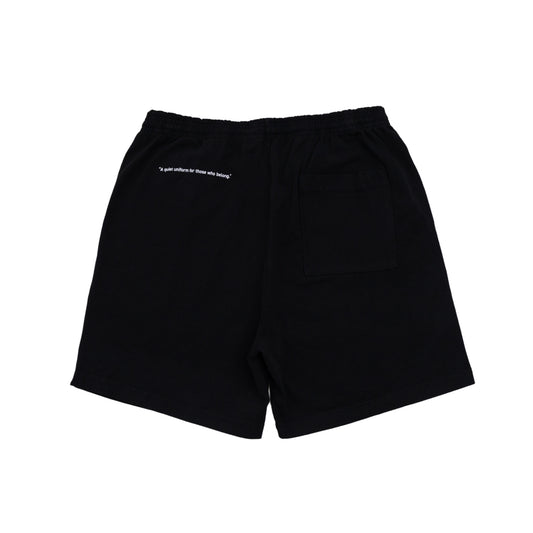 HEAVY JERSEY SWEAT SHORT SP2003 BLACK / WHITE