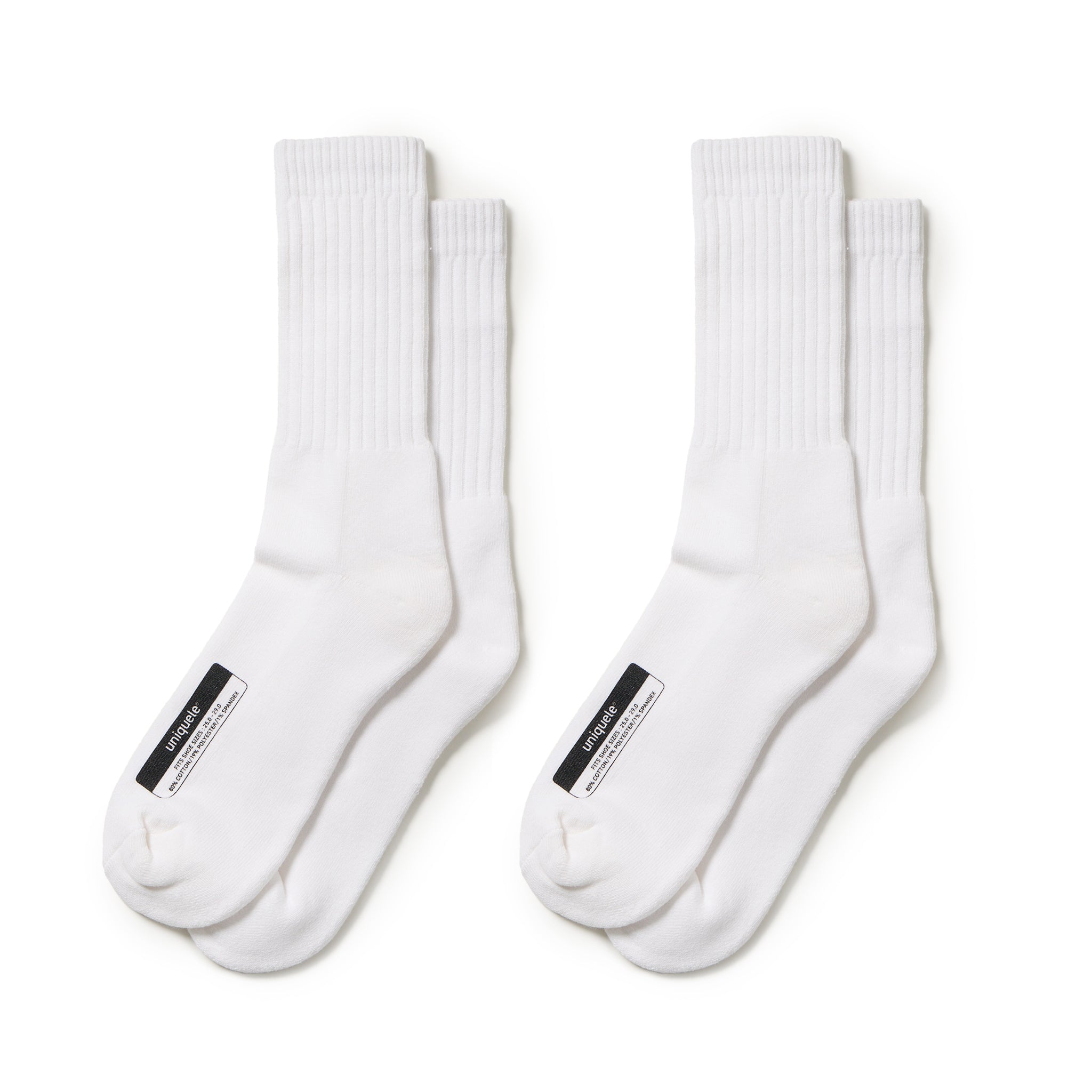THE SOCKS WHITE 2SET – uniquele®︎