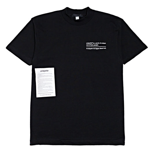 MOCK CREW NECK モックネック クルーネック Tシャツ MN2001 BLACK ブラック