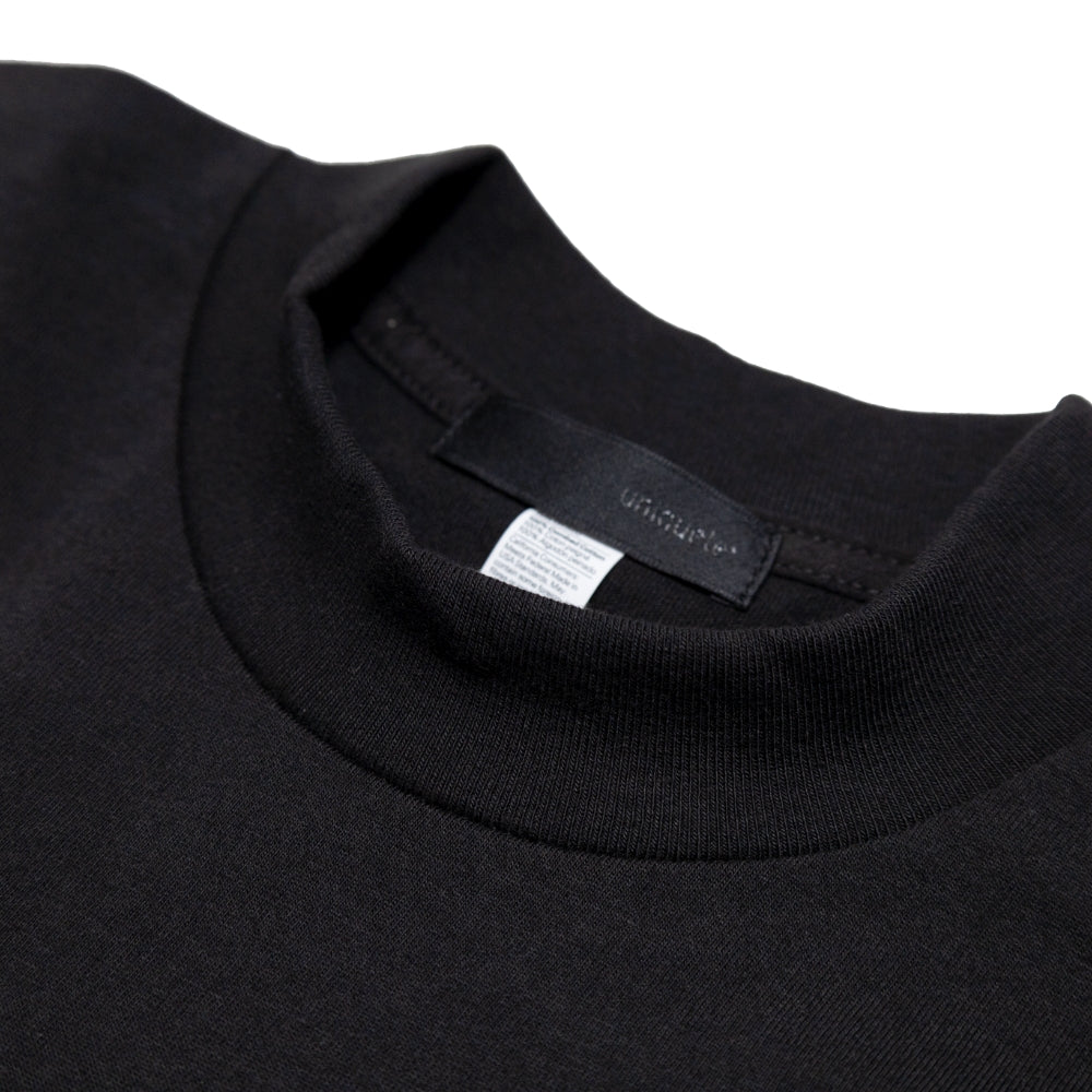 MOCK CREW NECK モックネック クルーネック Tシャツ MN2001 BLACK ブラック