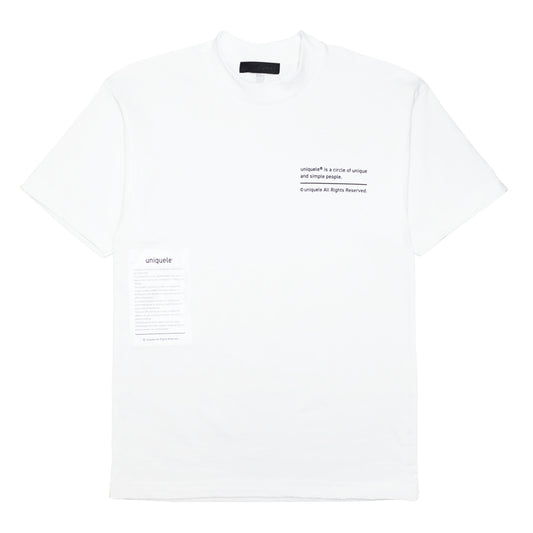 MOCK CREW NECK モックネック クルーネック Tシャツ MN2001 WHITE ホワイト
