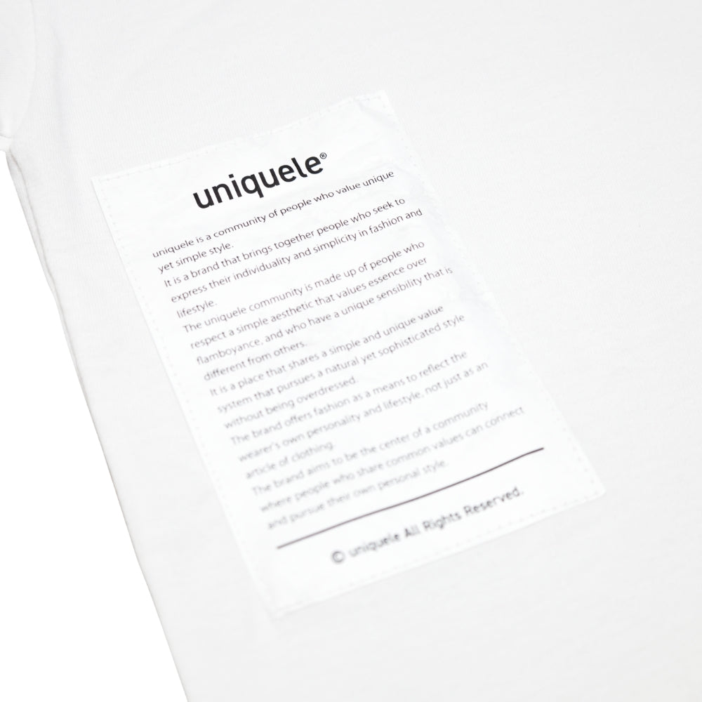 MOCK CREW NECK モックネック クルーネック Tシャツ MN2001 WHITE ホワイト