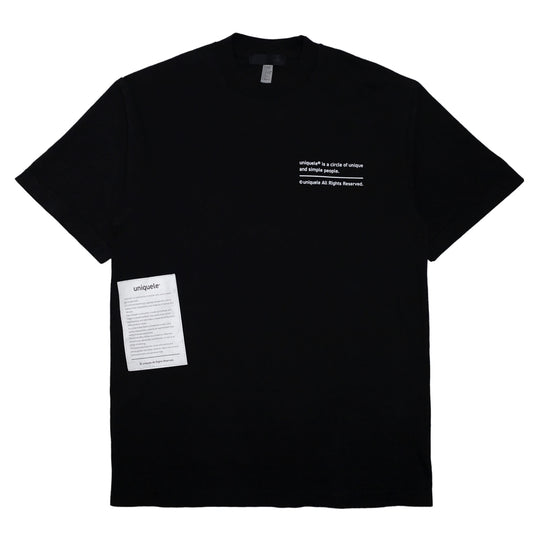 CREW NECK T-SHIRT クルーネック Tシャツ ST2001 BLACK ブラック