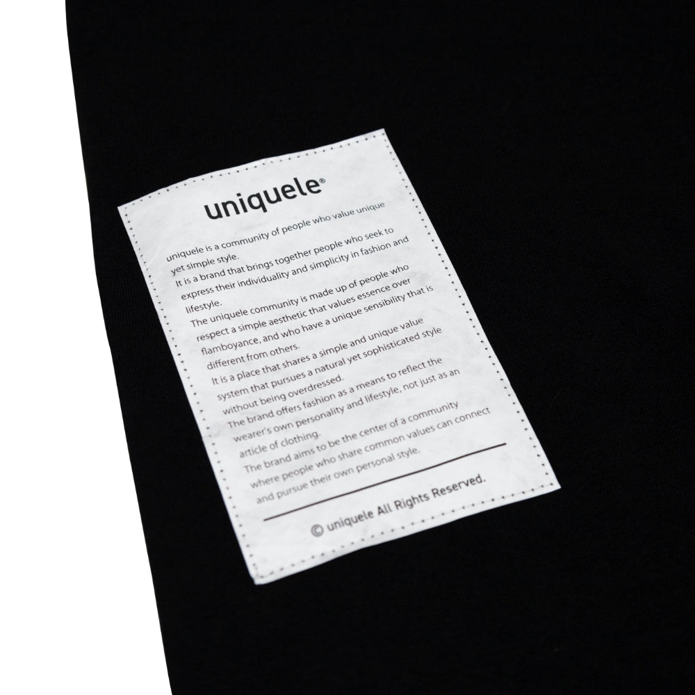 CREW NECK T-SHIRT クルーネック Tシャツ ST2001 BLACK ブラック