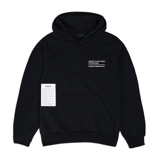 HEAVY FLEECE HOODIE スウェット フーディ FD2001 BLACK ブラック