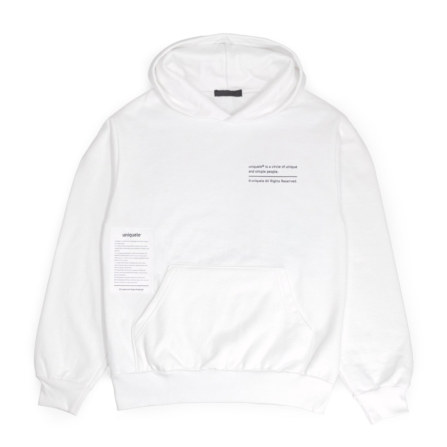 HEAVY FLEECE HOODIE スウェット フーディ FD2001 WHITE ホワイト