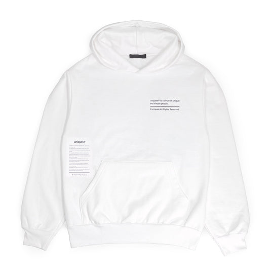 HEAVY FLEECE HOODIE スウェット フーディ FD2001 WHITE ホワイト