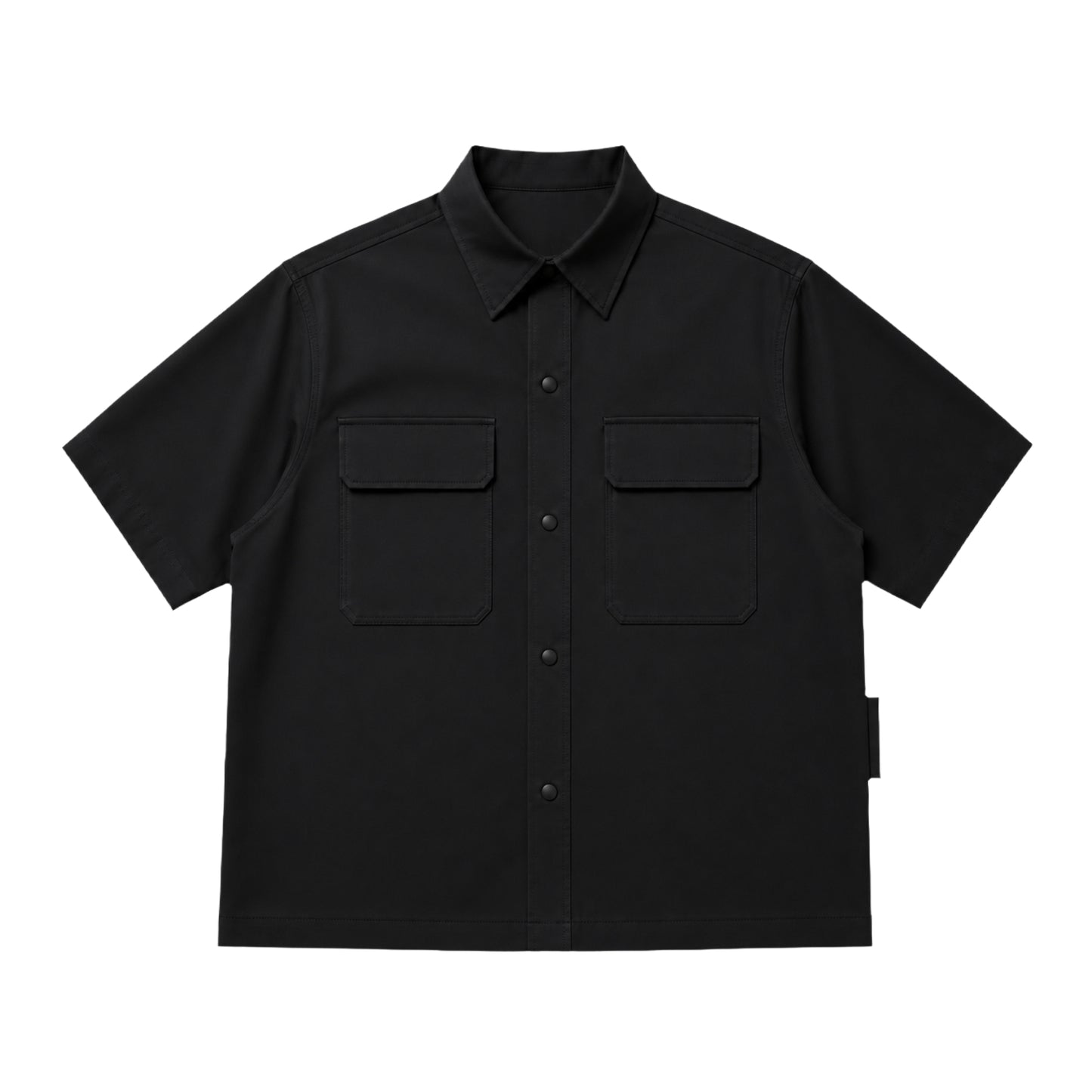 ショートスリーブシャツ セットアップ ブラック | uniquele SHS1001