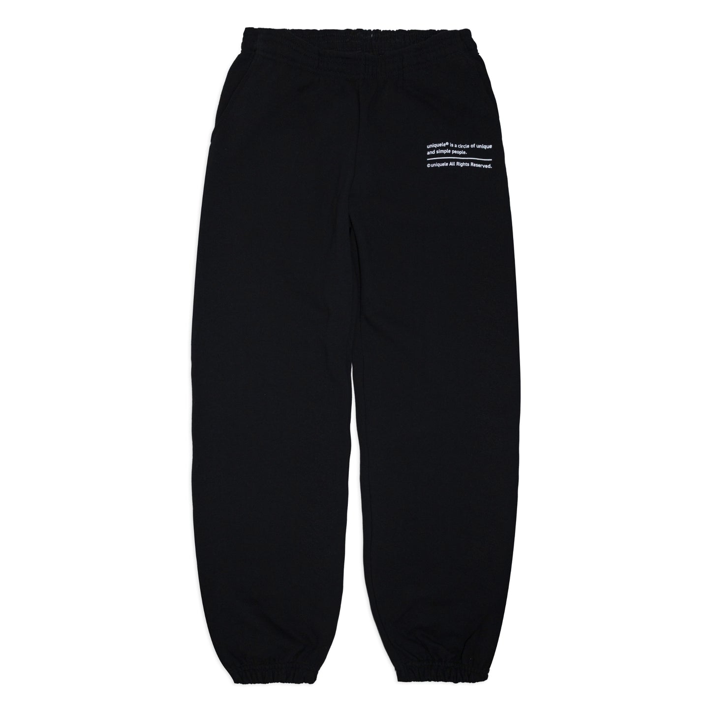 HEAVY FLEECE SWEATPANTS スウェット ロングパンツ LP2001 BLACK ブラック