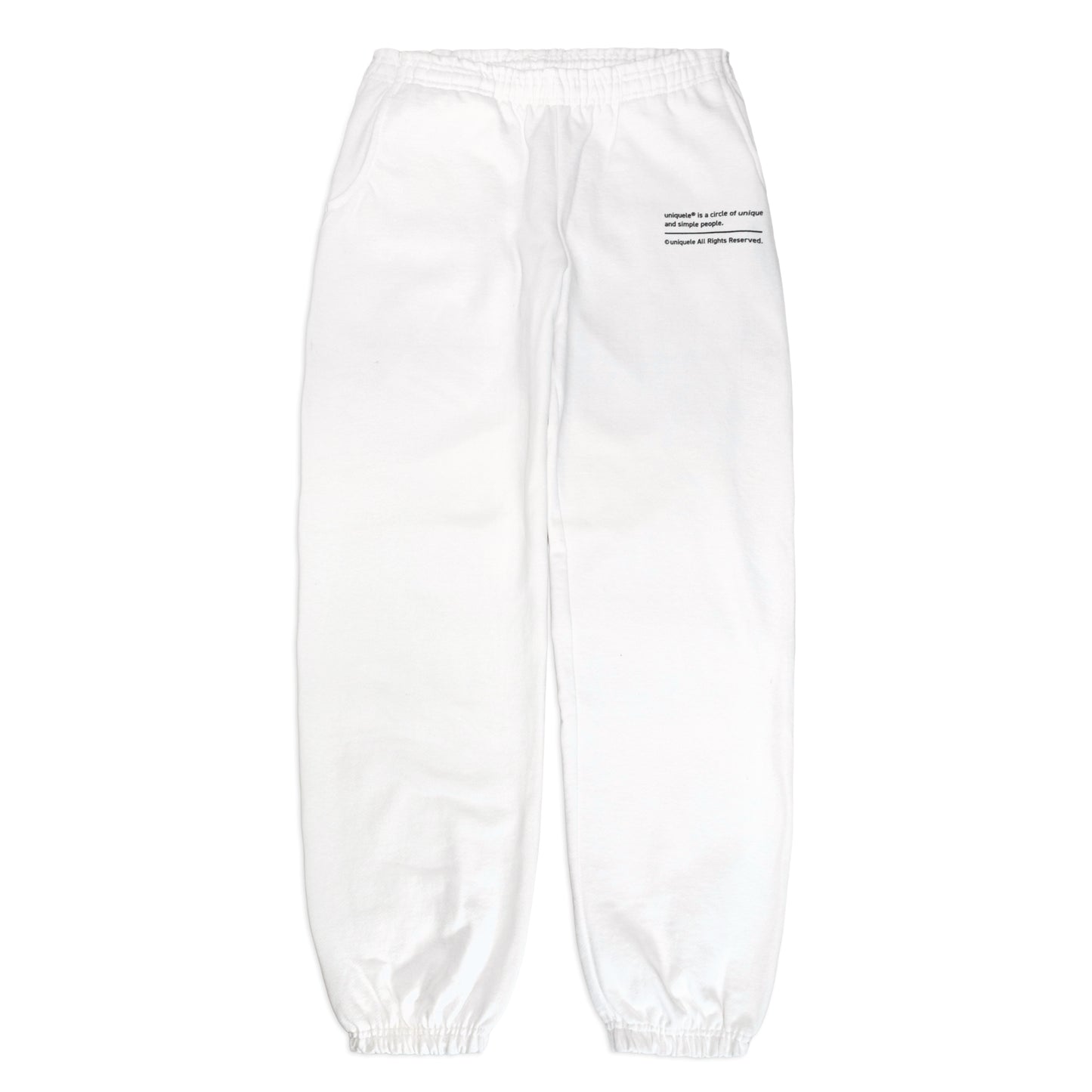 HEAVY FLEECE SWEATPANTS スウェット ロングパンツ LP2001 WHITE ホワイト