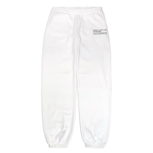 HEAVY FLEECE SWEATPANTS スウェット ロングパンツ LP2001 WHITE ホワイト