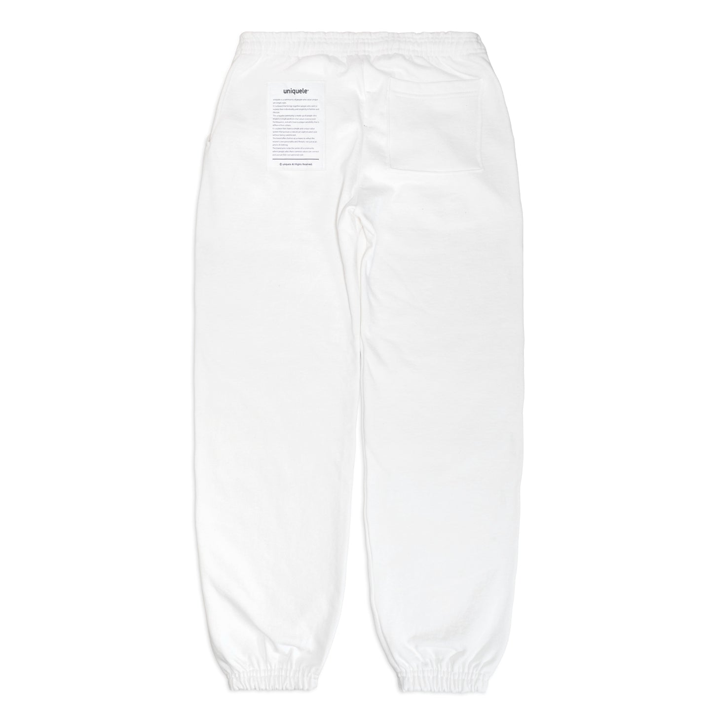 HEAVY FLEECE SWEATPANTS スウェット ロングパンツ LP2001 WHITE ホワイト