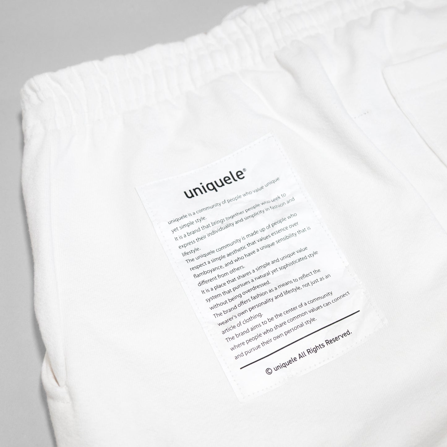 HEAVY FLEECE SWEATPANTS スウェット ロングパンツ LP2001 WHITE ホワイト