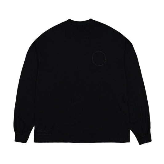 LONG SLEEVE CREW NECK T-SHIRT LS2003 BLACK / BLACK