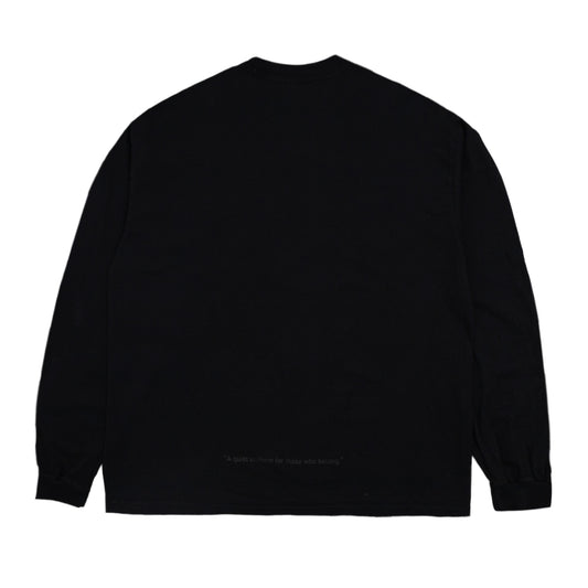 LONG SLEEVE CREW NECK T-SHIRT LS2003 BLACK / BLACK