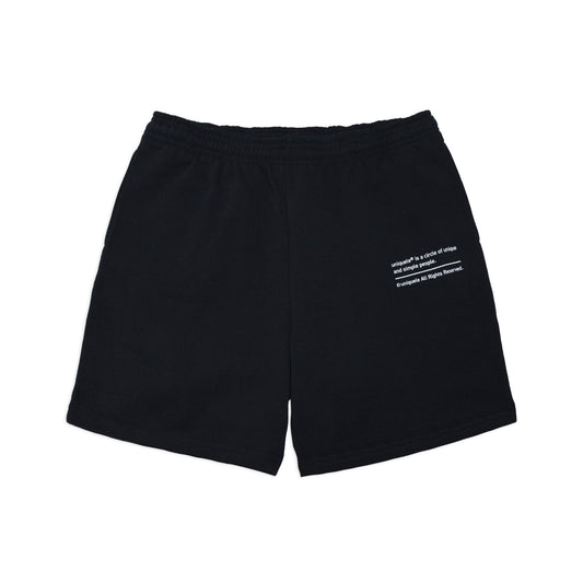 HEAVY FLEECE SWEAT SHORT スウェット ショートパンツ ショーツ SP2001 BLACK ブラック