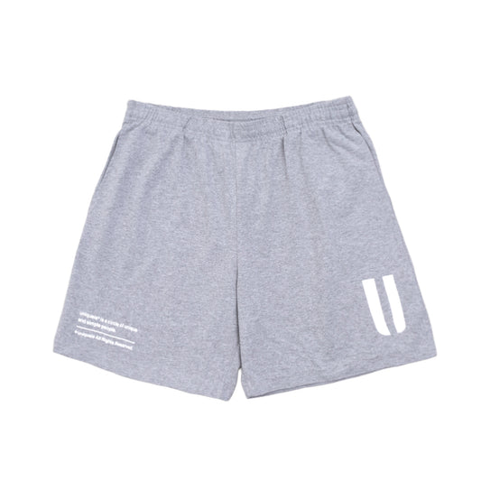 HEAVY JERSEY SWEAT SHORT SP2002 ASH GREY / WHITE