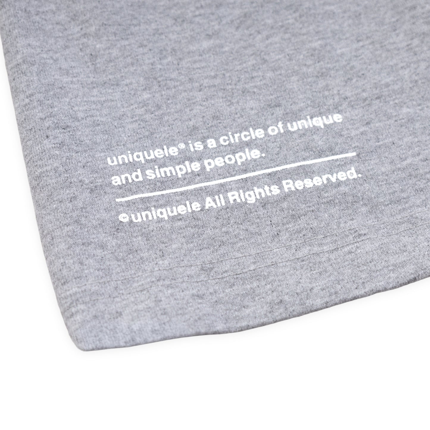 スウェットショーツ Made in USA コットン 8.5oz アッシュグレー×ホワイト | uniquele SP2002