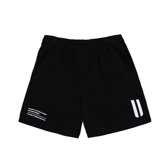 HEAVY JERSEY SWEAT SHORT SP2002 BLACK / WHITE