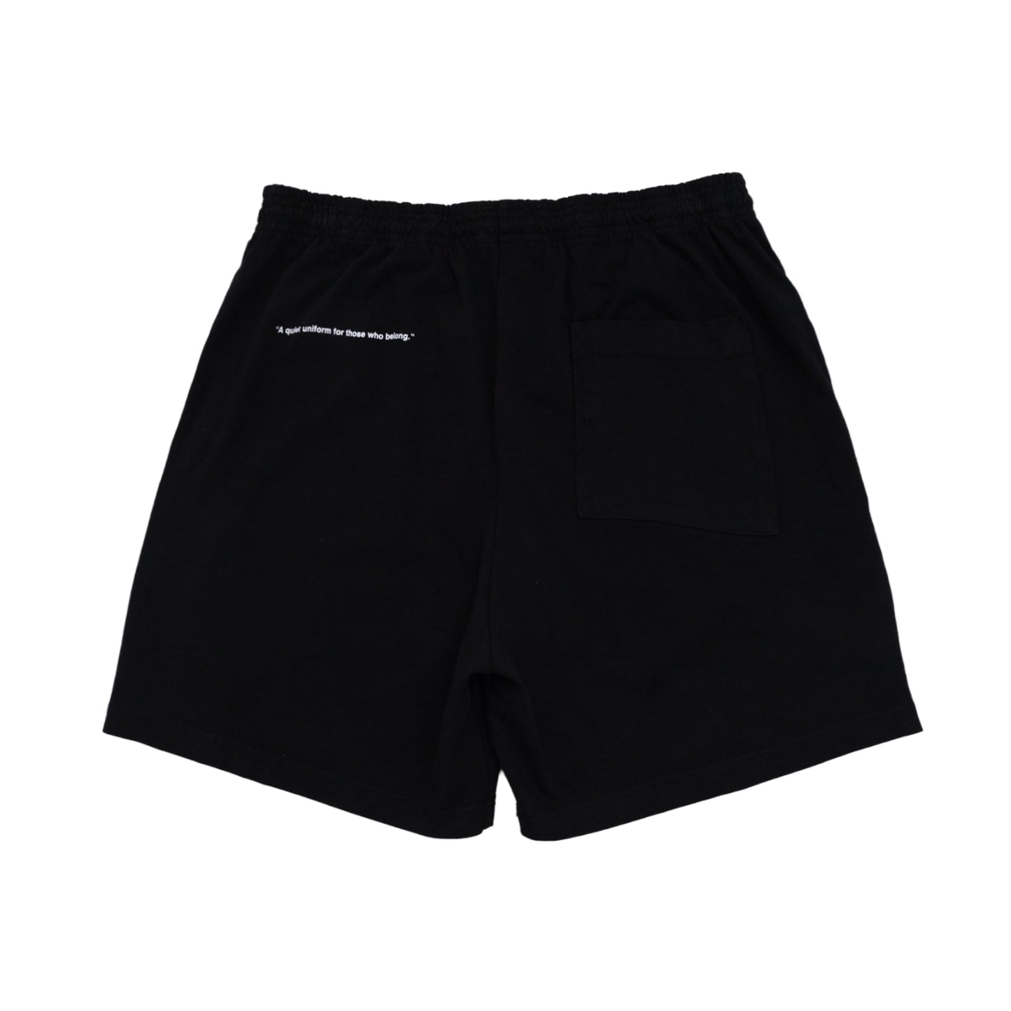 スウェットショーツ Made in USA コットン 8.5oz ブラック×ホワイト | uniquele SP2002