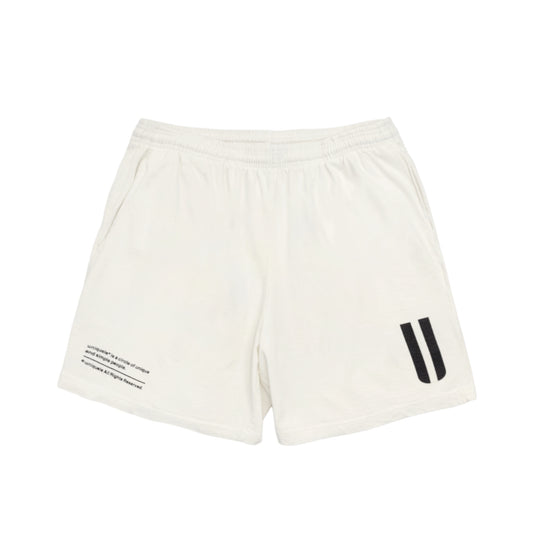 HEAVY JERSEY SWEAT SHORT SP2002 OFF WHITE / BLACK