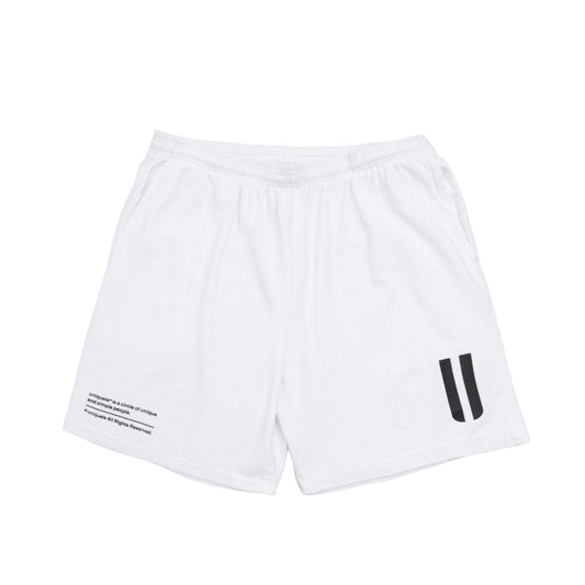 HEAVY JERSEY SWEAT SHORT SP2002 WHITE / BLACK