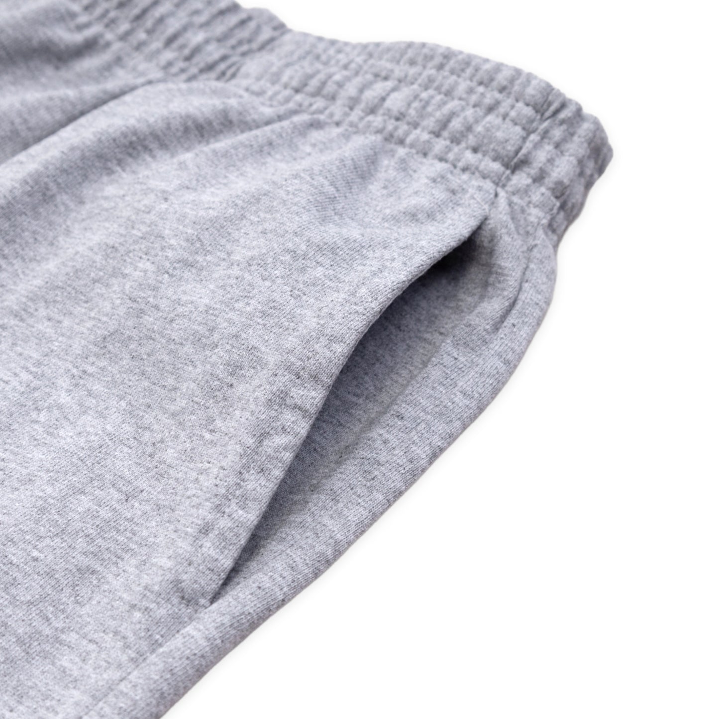 スウェットショーツ Made in USA コットン 8.5oz アッシュグレー×ホワイト | uniquele SP2003