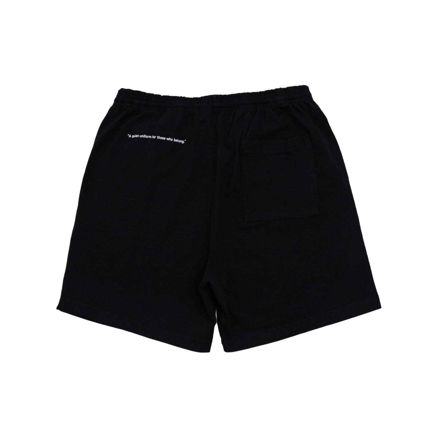 スウェットショーツ Made in USA コットン 8.5oz ブラック×ホワイト | uniquele SP2003