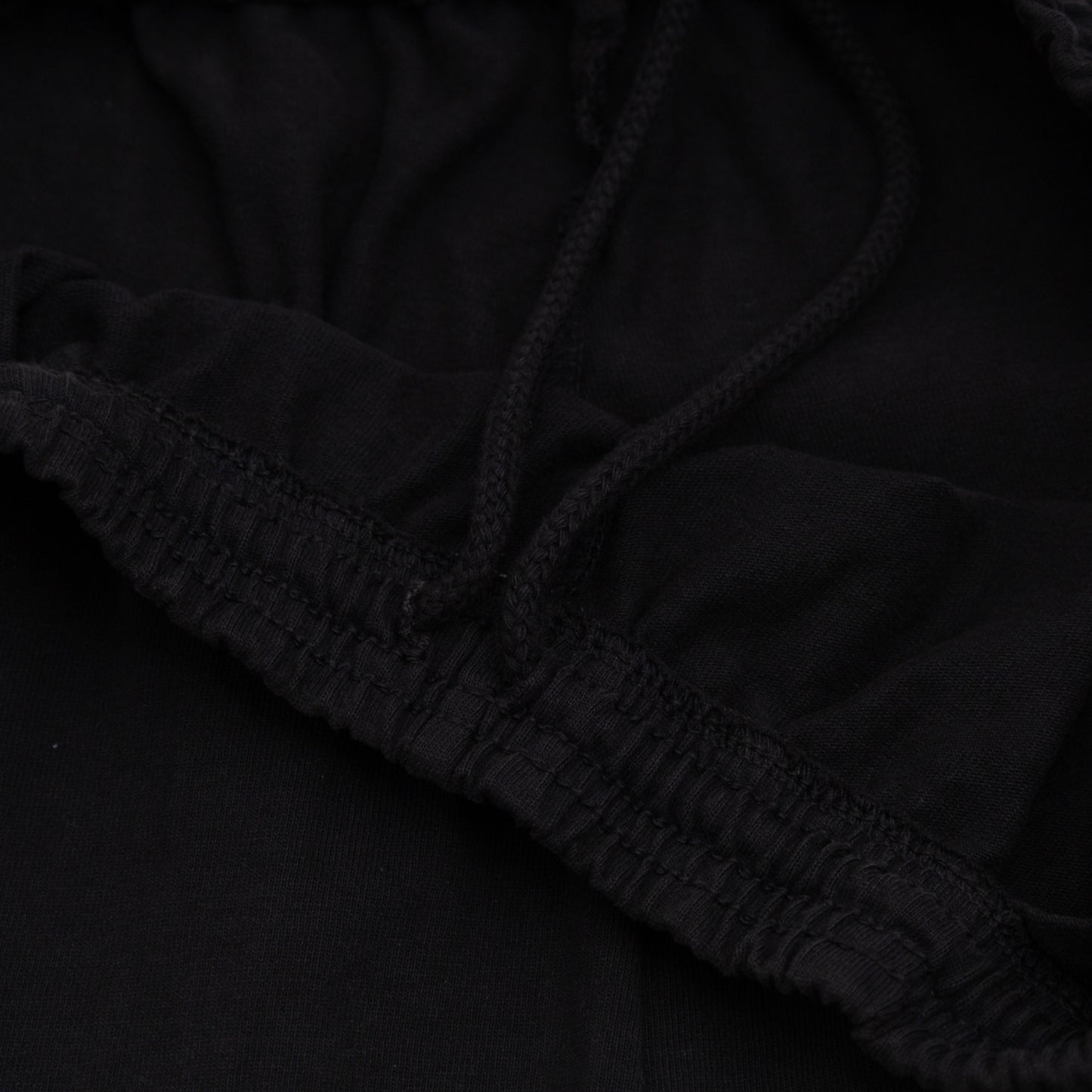 スウェットショーツ Made in USA コットン 8.5oz ブラック×ホワイト | uniquele SP2003