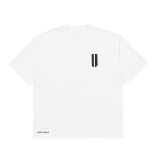 CREW NECK T-SHIRT ST2002 WHITE/BLACK