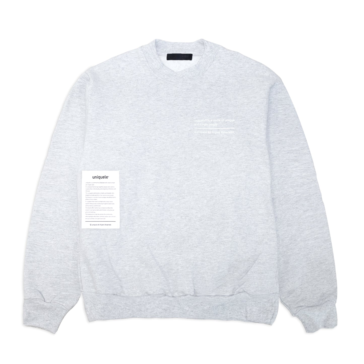 HEAVY FLEECE CREWNECK SWEAT クルーネック スウェット SW2001 ASH GREY アッシュグレー