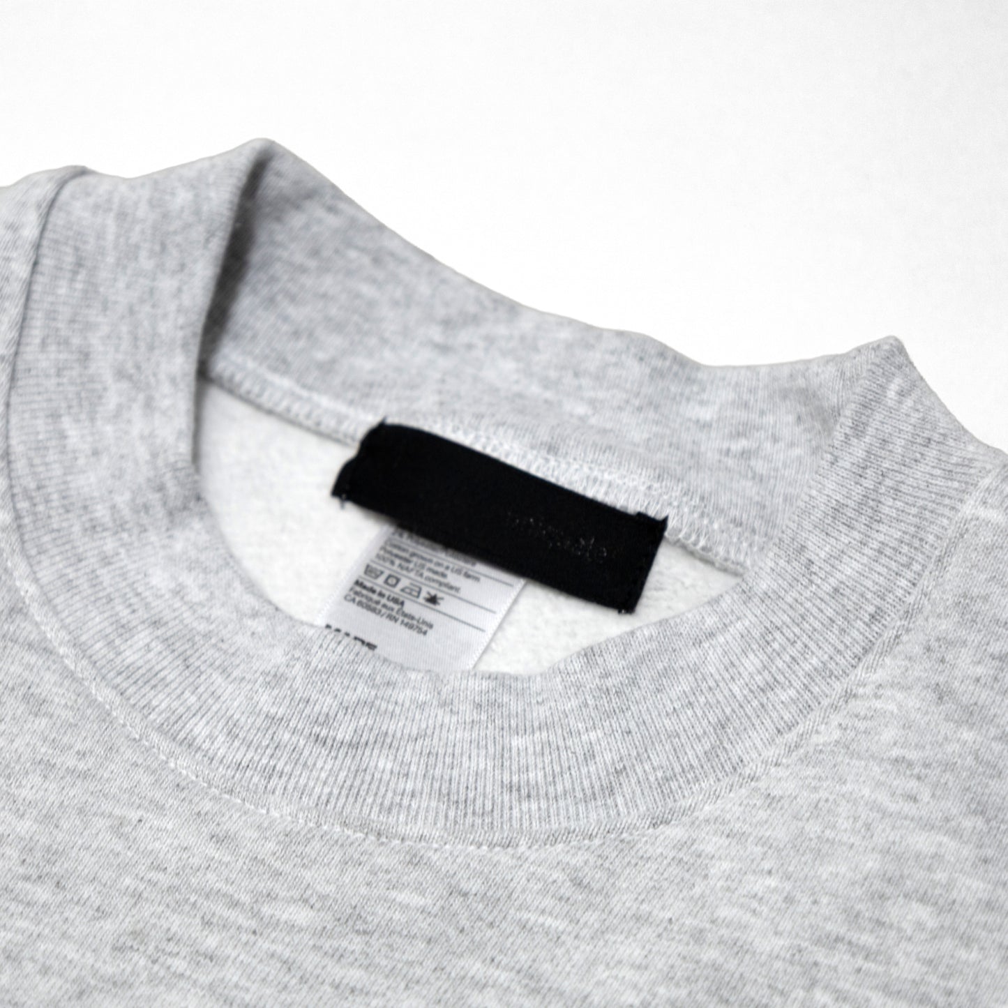 HEAVY FLEECE CREWNECK SWEAT クルーネック スウェット SW2001 ASH GREY アッシュグレー